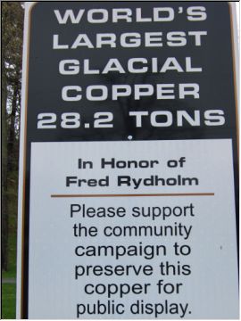 Float Copper Sign