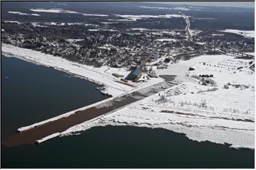 Ontonagon from the air