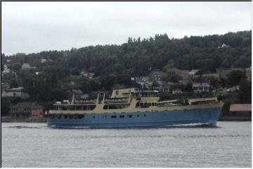 Heading to home port