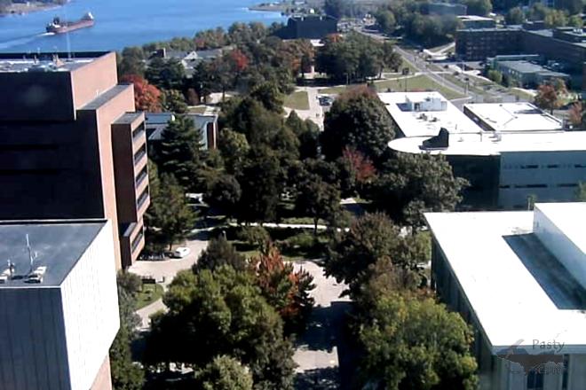 Photo from Mich. Tech webcam