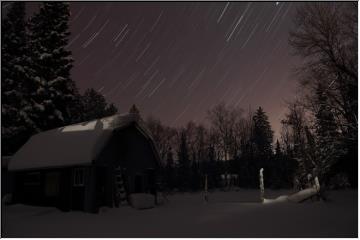 By the light of the moon