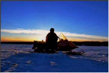 Ice fishing beauty